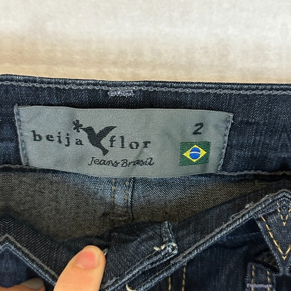 Beija Flor Slimming Ankle Jeans, Size 2 - Picture 2 of 3